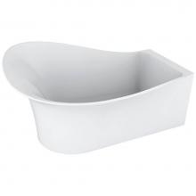 Zitta TEV6735FA0L1120 - Evolo Left White Tub 67 X 35.5 X35 Nickel Ovf- Spkrs+Chromo