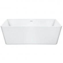 Zitta TAY6330FA001220 - Alya White Tub 63 X 31.5 X 23 5/8 Gold Ovf- Spkrs+Chromo