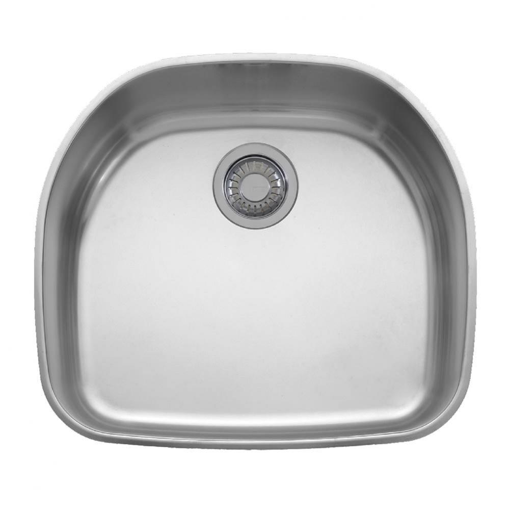 Prestige 22.25-in. x 20-in. 18 Gauge Stainless Steel Undermount Single Bowl Kitchen Sink - PCX1102