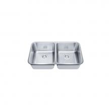 Franke Residential Canada NCX120 - Concerto - Undermount Sink Double Creased Bottom