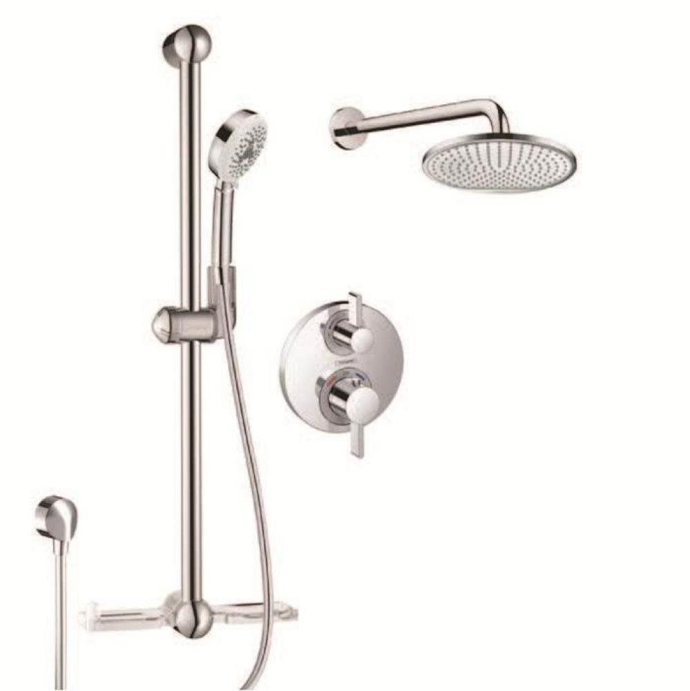 Thermostatic Wall Bar Shower Kit