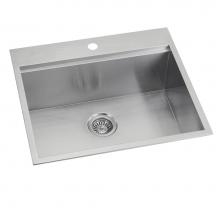 Lenova Canada SS-OT-S25 - Lenova Ledge Series Stainless Steel Kitchen Sink (Topmount or undermount)