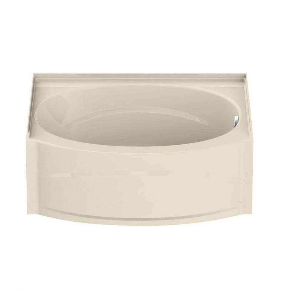 Islander AFR - DTF 60 in. x 38 in. Alcove Bathtub with Whirlpool System Right Drain in Bone