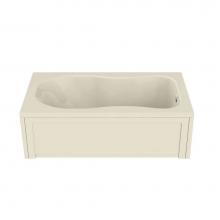 Maax Canada 101057-001-004 - Topaz 71.75 in. x 36 in. Alcove Bathtub with Whirlpool System End Drain in Bone