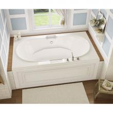 Maax Canada 101250-109-001 - Antigua 71.75 in. x 41.75 in. Drop-in Bathtub with Combined Hydrosens/Aerosens System Center Drain