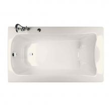 Maax Canada 105311-000-007 - Release 59.625 in. x 36 in. Alcove Bathtub with End Drain in Biscuit