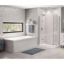 Maax Canada 105721-109-001 - Skybox 72.25 in. x 35.75 in. Drop-in Bathtub with Combined Hydrosens/Aerosens System End Drain in