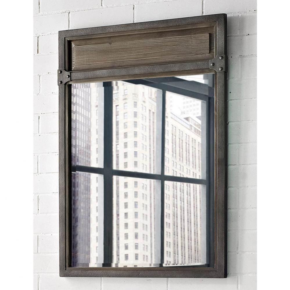 Toledo 24'' Mirror - Driftwood Gray