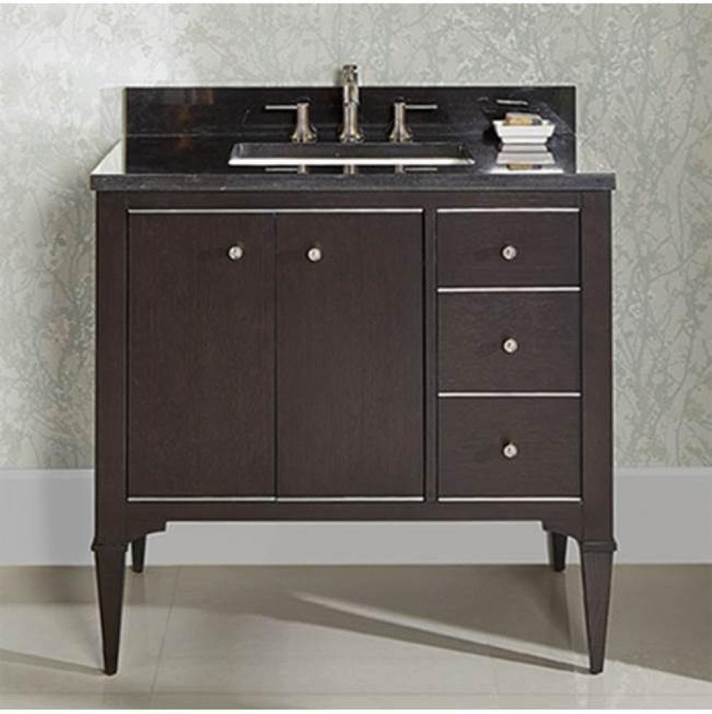 Charlottesville w/Nickel 36'' Vanity Drawer-right - Vintage