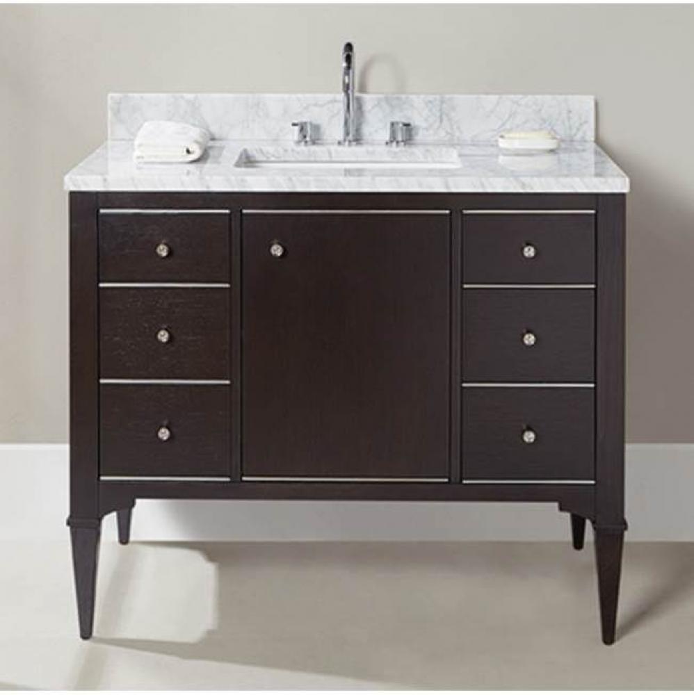 Charlottesville w/Nickel 42'' Vanity - Door - Vintage