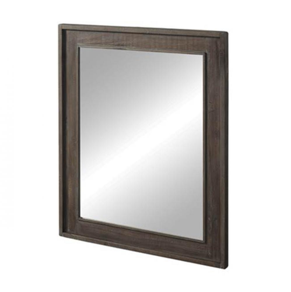 River View 30'' Mirror - Coffee Bean