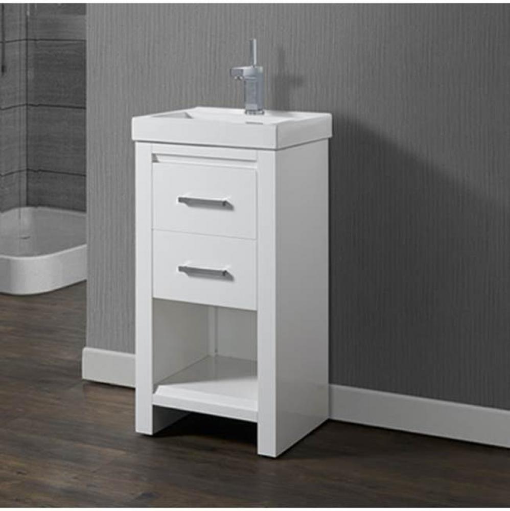 Studio One 18x16'' Vanity - Glossy White