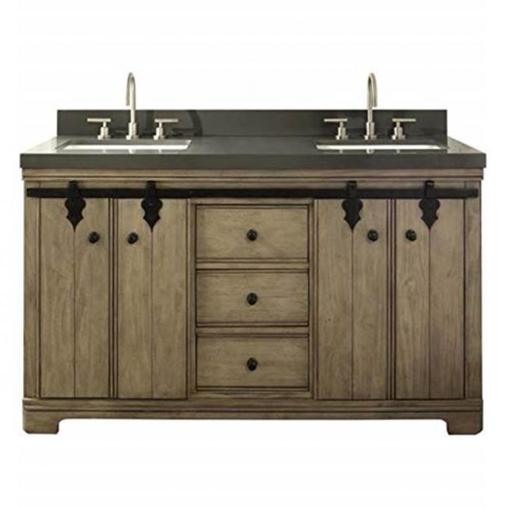 Homestead 60'' Double Bowl Vanity - Windswept