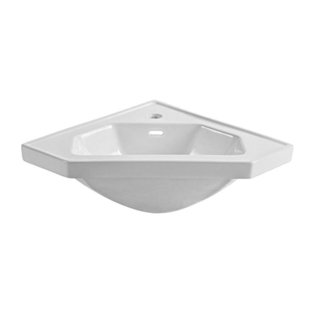 26'' Ceramic Corner Sink -