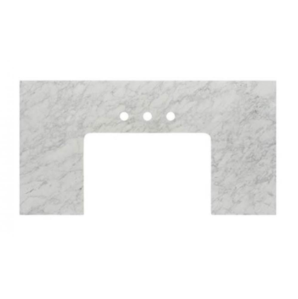 3cm (1-1/4'') 37.5x23'' White Carrera (WC) Marble Farmhouse