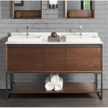 Fairmont Designs Canada 1505-V6021D - M4 60'' Vanity - Natural Walnut