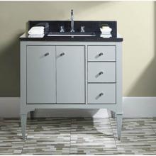 Fairmont Designs Canada 1510-V36RA - Charlottesville w/Nickel 36'' Vanity Drawer-right - Light