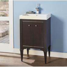 Fairmont Designs Canada 1511-V2118A - Charlottesville w/Nickel 21x18'' Vanity - Door - Vintage Black