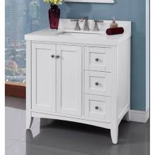 Fairmont Designs Canada 1512-V36R - Shaker Americana 36'' Vanity Drawer-right - Polar White