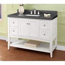 Fairmont Designs Canada 1512-VH48 - Shaker Americana 48'' Open Shelf Vanity - Polar White