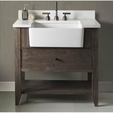 Fairmont Designs Canada 1516-FV36 - River View 36'' Open Shelf Farmhouse Vanity - Coffee Bean