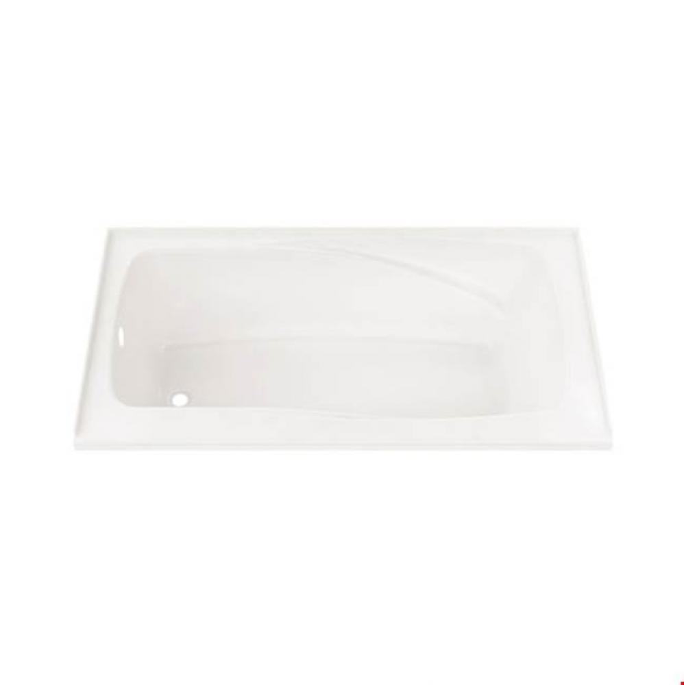 JUNA bathtub 30x60 with Tiling Flange, Left drain, Whirlpool/Activ-Air, Biscuit JUNA3060 BG CA