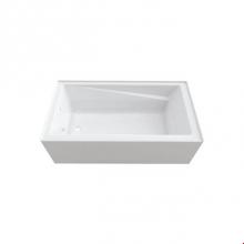 Neptune Entrepreneur Canada E15.19012.500030.10 - AZEA bathtub 32x60 AFR with Tiling Flange and Skirt, Right drain, Whirlpool, White AZEA3260 BJD AF