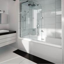 Neptune Entrepreneur Canada 220176-131-001 3B - ZALEMA bathtub 32x66 AFR with Tiling Flange, Central drain, Whirlpool/Activ-Air, White ZALEM3266 3