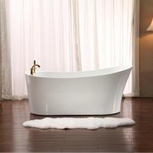 Neptune Rouge Canada 16.20122.0000.10 - Freestanding One Piece Paris 32X66, Chrome Drain, White