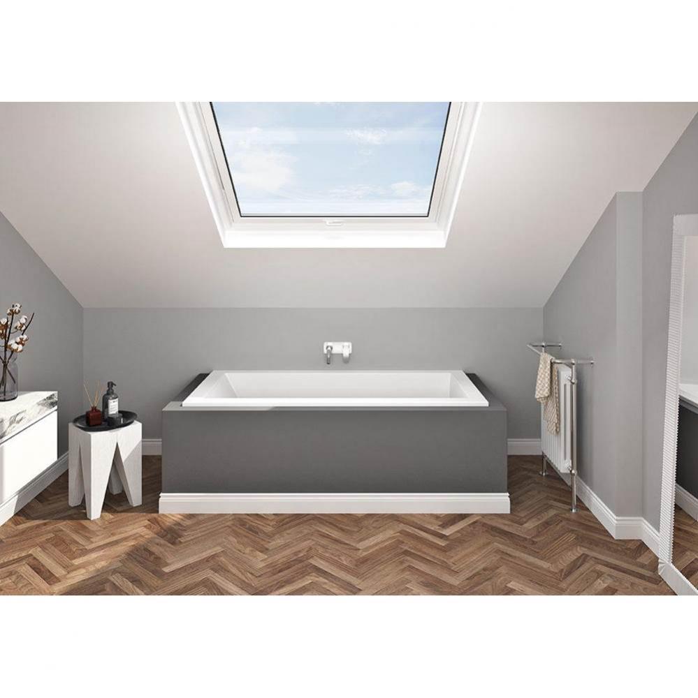 Calos Podium Bathtub 66'' X 36'' X 21 1/2'' Rafale System With Tilin