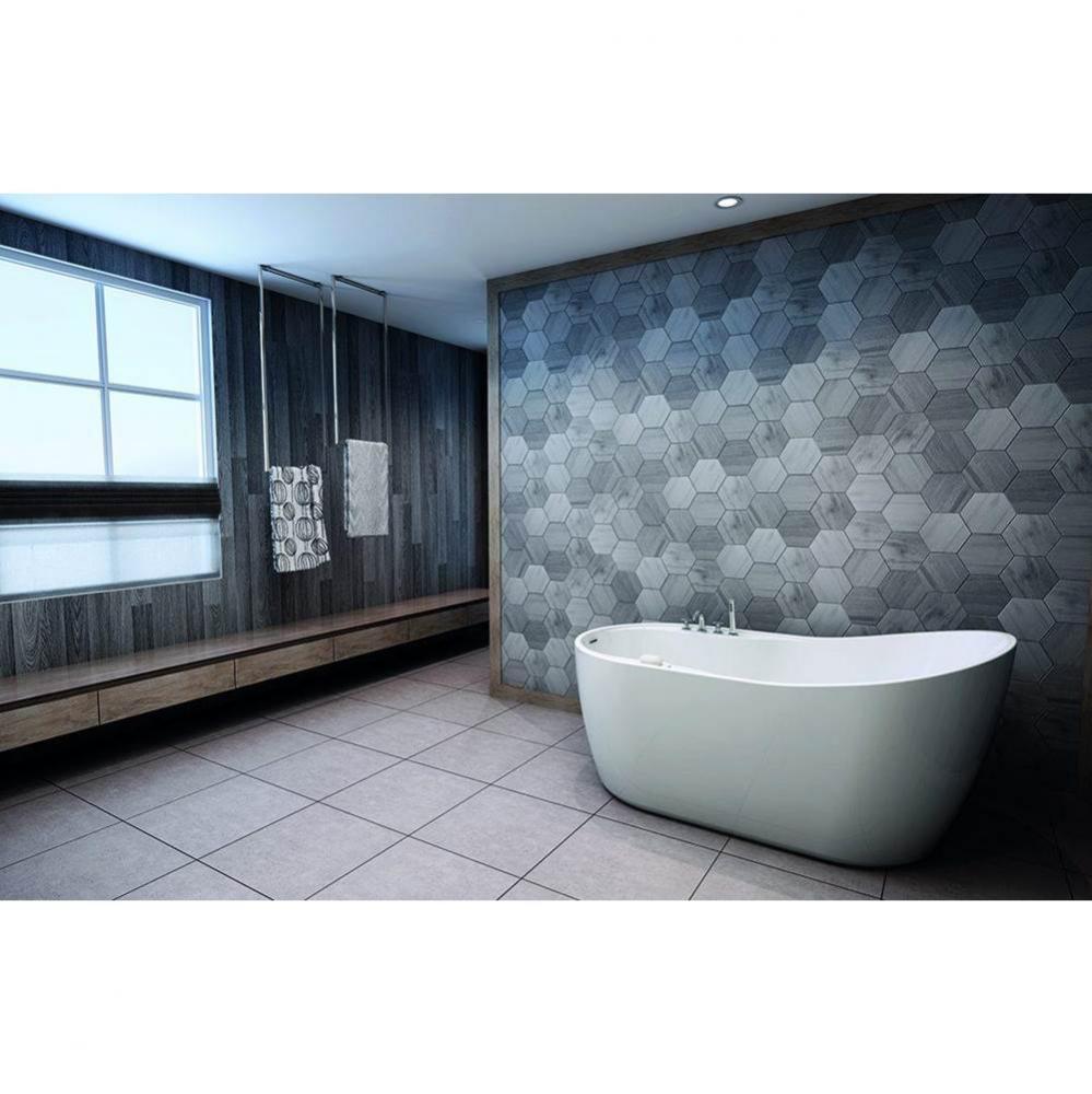 Idea white tub  60 x 31 1/2 x 30 Elevation system