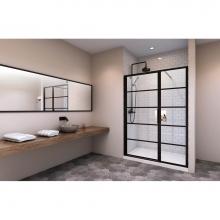 Zitta Canada DMT6000ASTA76 - Materia 60'' door alcove black clear