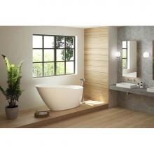 Zitta Canada TFA6631FA001E - Frank freestanding bathtub 66 1/16'' x 31 1/4'' Elevation system