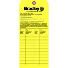 Bradley 204-421 - Emergency Inspection Tag