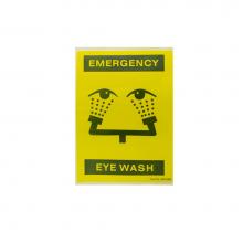 Bradley 204-486 - Safety Sign, for Faucet Eyewash