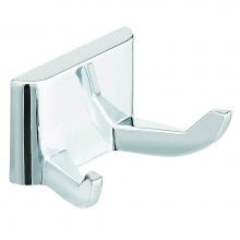 Bradley 932-000000 - Robe Hook, Double, Polished Chrome