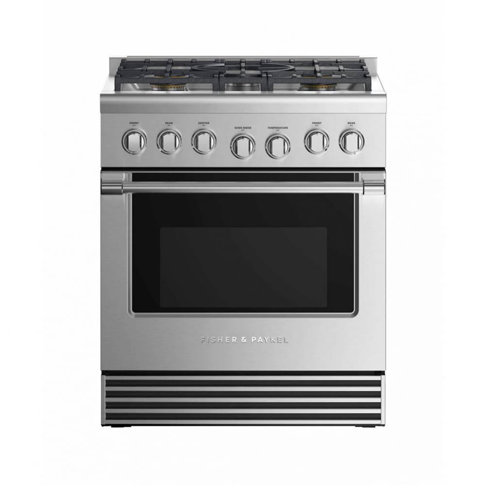 Dual Fuel Range , 5 Burners