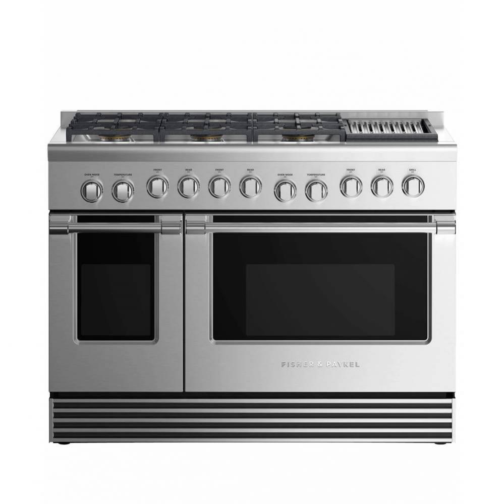 Dual Fuel Range , 6 Burners with