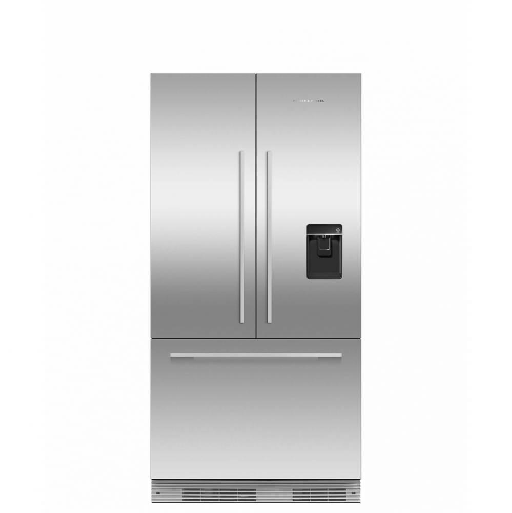 Integrated French Door Refrigerator 16.8cu ft, Ice