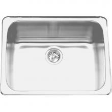 Franke Commercial Canada S7308-1 - Single Compartment Topmount Sinks - Single, no ledge, 20 gauge