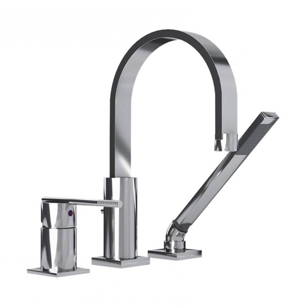 Evita Bath Faucet 3Pcs Chrome