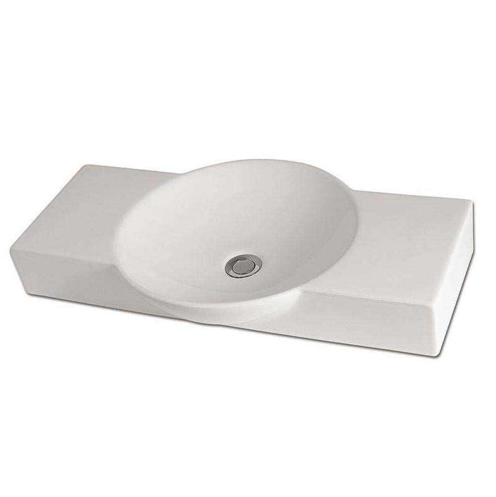 Over-Counter Basin White