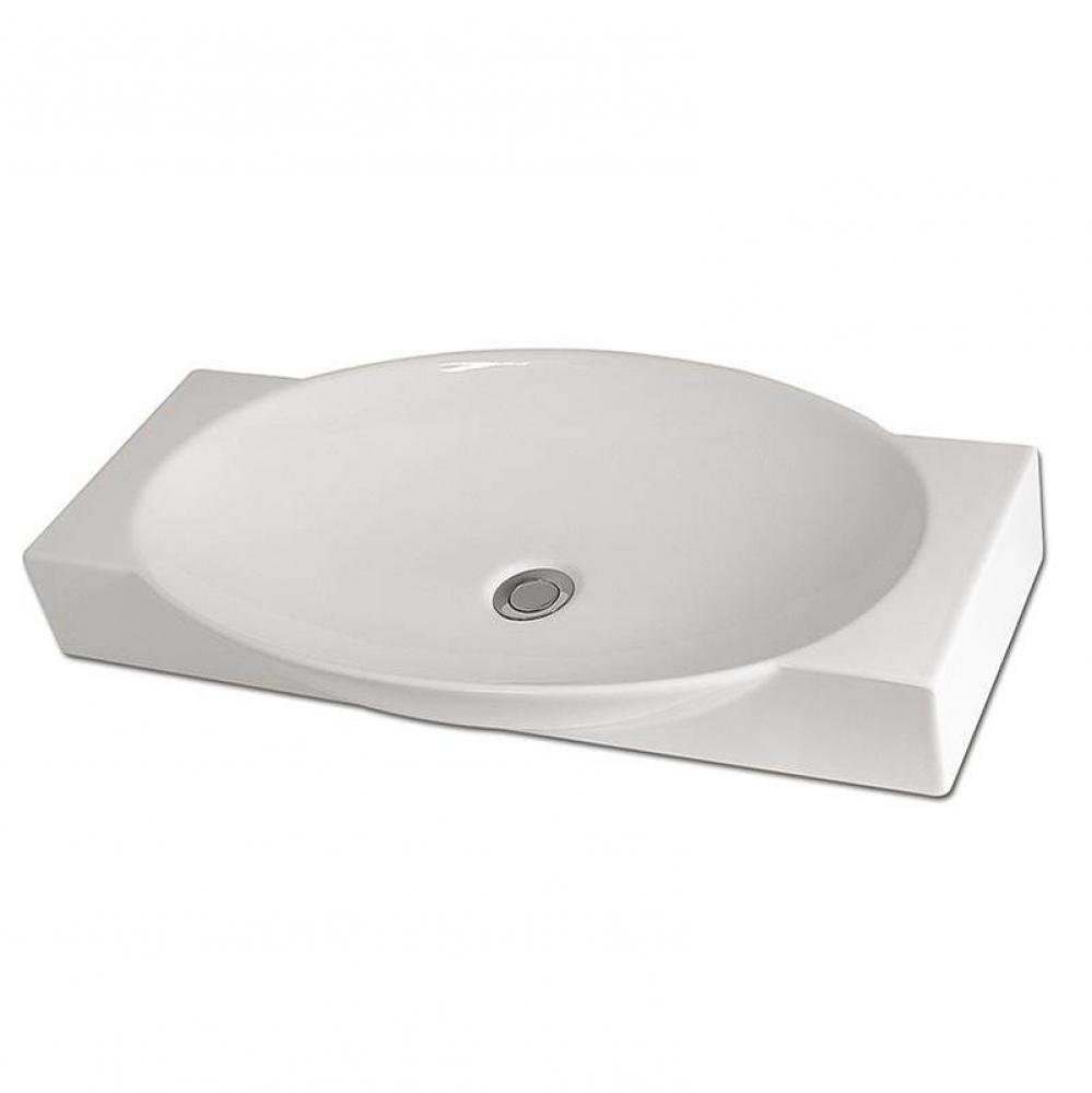 Over-Counter Basin White