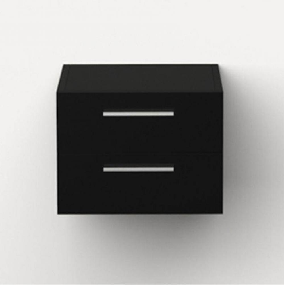 Make-Up 2 Drawers Side Cabinet Nero