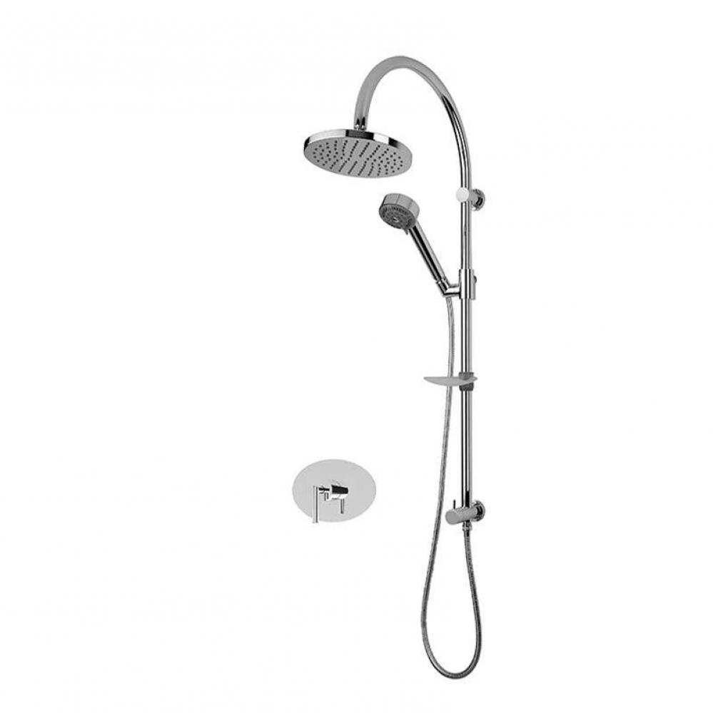 Pressure balanced shower kit