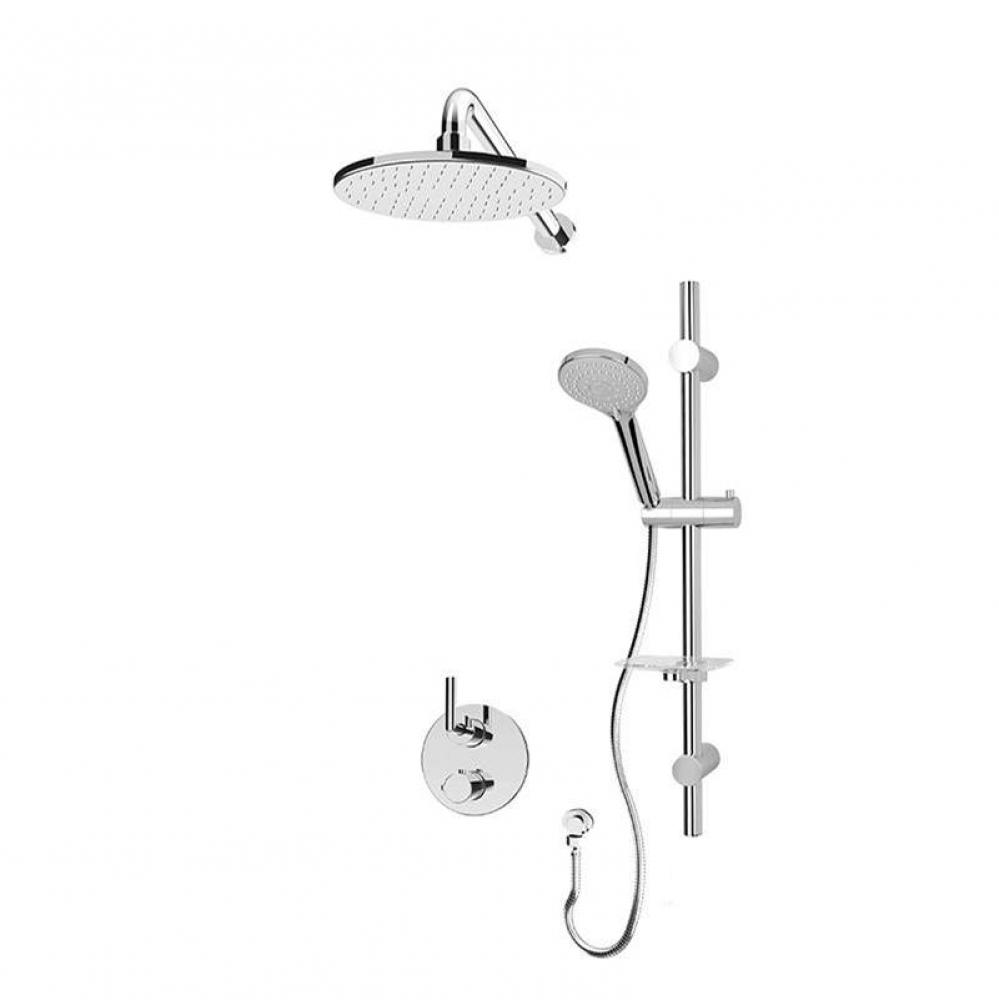 1/2'' thermostatic shower kit