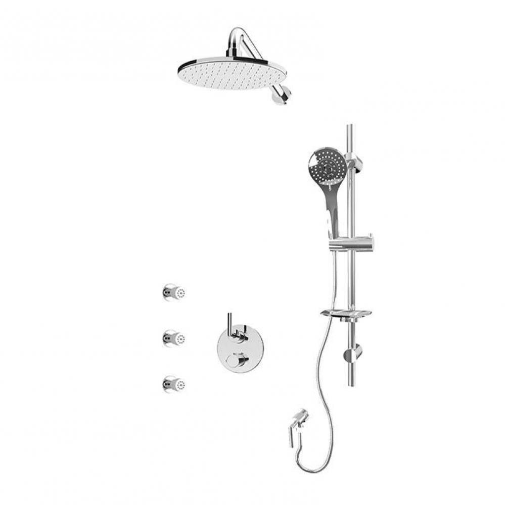 1/2'' thermostatic shower kit