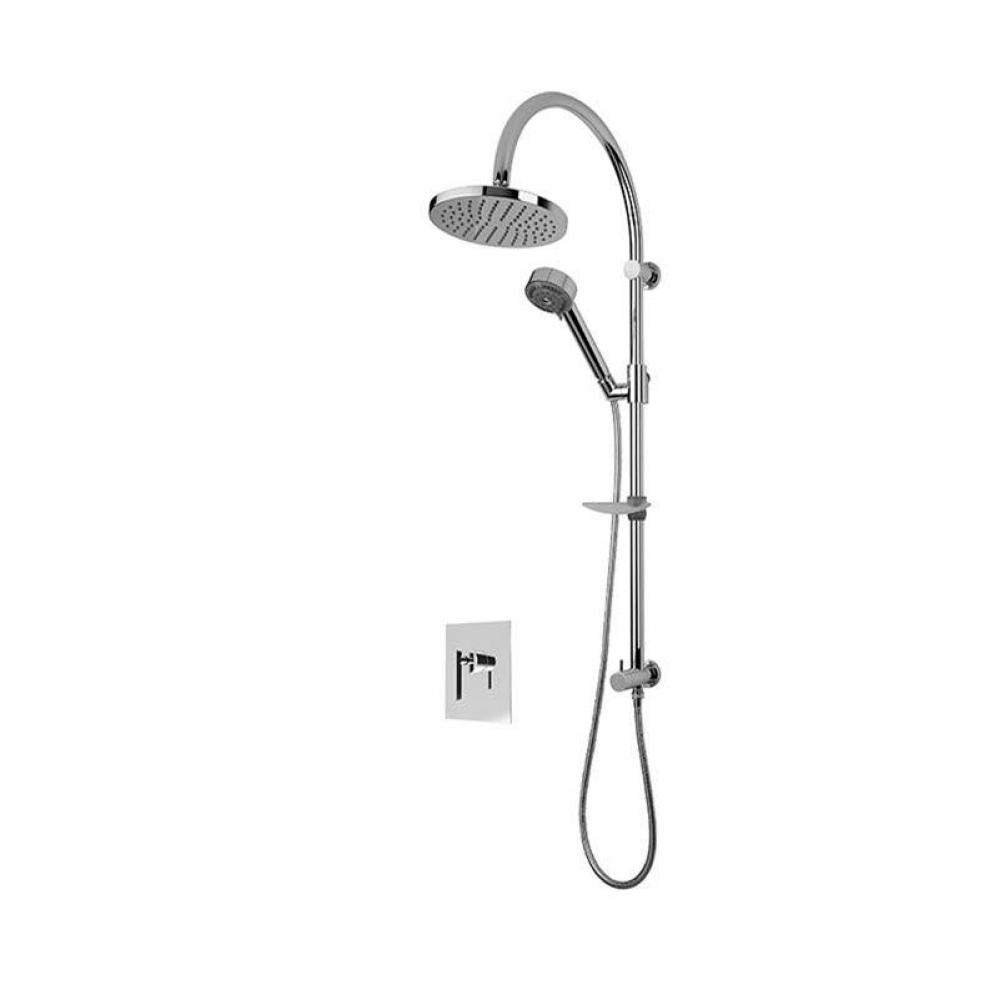 Gabriella 1/2'' P. Bal. Shower Set Chrome