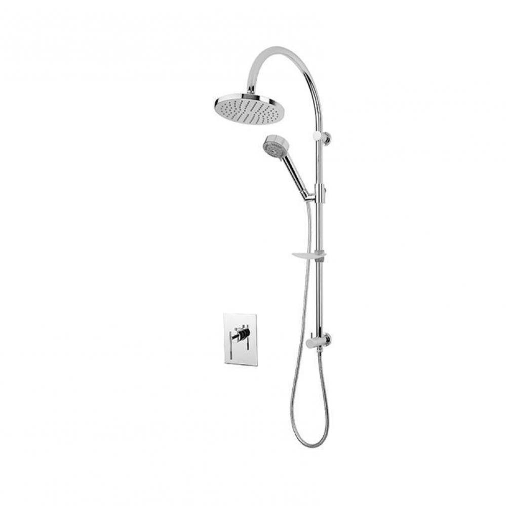 Evita/Hadria 3/4'' Therm. Shower Set Chrome