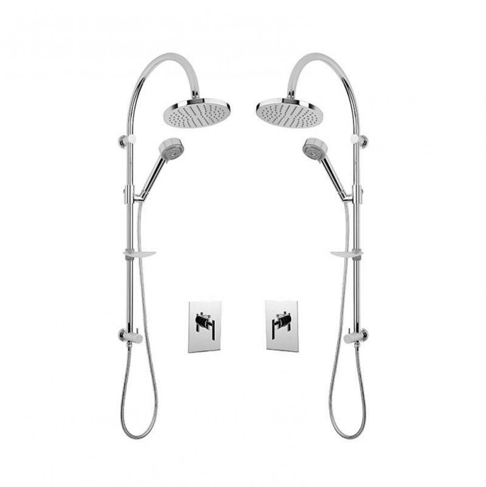 Gabriella 3/4'' Therm. Shower Set Chrome